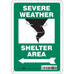Condor Safety Sign,10 in x 7 in,Polyethylene 465R77