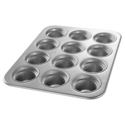 Chicago Metallic Large Crown Muffin Pan,13 1/2 in W 43555