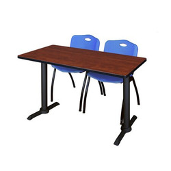 Cain Cain,48"x24",Training Table,2 M Chrs MTRCT4824CH47BE
