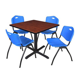 Cain Cain,36",Square Breakroom Table,4 M Chrs TB3636CH47BE