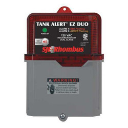 Sje-Rhombus Dual Level Alarm, Audio, Visual, 120V AC 1052374