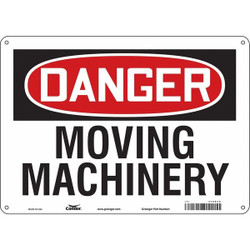Condor Safety Sign,10 in x 14 in,Aluminum 478R38