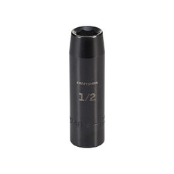 Craftsman Sockets, 1/2" Drive 1/2" SAE Deep Impact CMMT15997