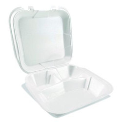 Plastifar CONTAINER,3CMP,9X9,200,WH 12083