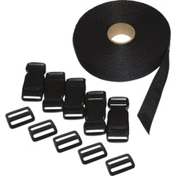 Grab 'N' Go Polypro Straps With Side Squeeze Buckles & SlipLoks Pack of 10