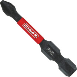 Diablo 2 In. Phillips #2 Impact Drywall Screwdriver Bit DPH2R2B Pack of 50