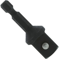 Diablo 1/2 In. Square x 1/4 In. Hex Impact Socket Adapter DSA0500B Pack of 50