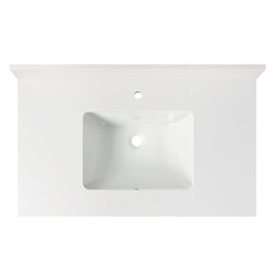 Cahaba Vanity Top w/Ceramic Basin,37 x 22 in CAVT37MF