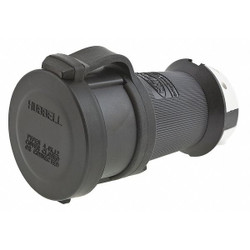 Hubbell Wiring Device-Kellems WT LckCon,Strt;20 A;Blk; Wht,Vlx,L7-20R HBL2333SW