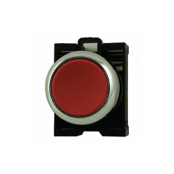 Eaton Flush Push Button, Red,22mm M22M-DR-R