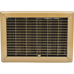 400B10X12 Ameriflow 10 In. x 12 In. Brown Steel Floor Register
