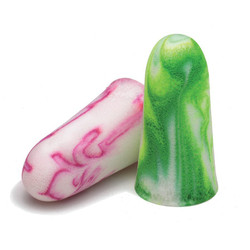 6604 Moldex Softies Earplug, One Size, Disposable, Tapered, Uncorded, Multi-Color Plug, 33 dB