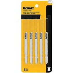 DW3776-5 DeWalt 3" 24TPI Thin Metal Cut Cob Jig Saw Blade 5pk