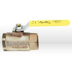 70-106-01 Apollo Bronze Ball Valve,1-1/4",Non-Locking Handle,L 4",Working PSI 600