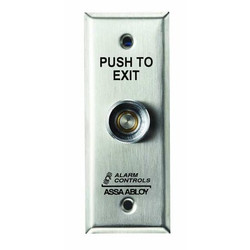 Alarm Controls Exit Delay Timer,Push to Exit Button,SS TS-15