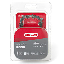 Oregon Low Prof,Semi Chisel Chain,16",55Dr Link S55