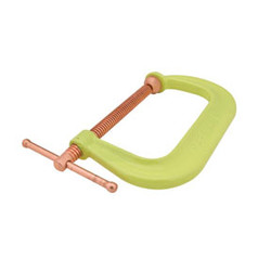 Spark-Duty Drop Forged Hi-Viz C-Clamp 0-8" Opening Capcity 20485