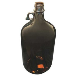 Manufacturer Varies Bottle,305 mm H,Amber,165 mm Dia,PK6 52JZ39