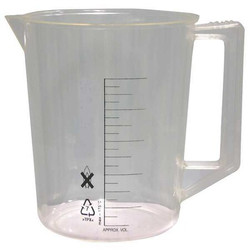 Manufacturer Varies Beaker,2 L,190 mm H,174 mm Dia 6FAF8