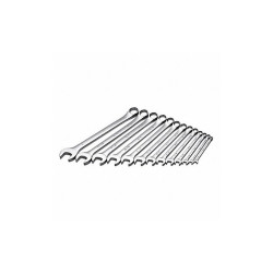 Sk Professional Tools Combo Wrench St,Steel,Chrome,Stnrd, Ofst 86017
