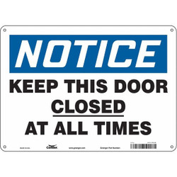 Condor Safety Sign,10 in x 14 in,Polyethylene 471Y85