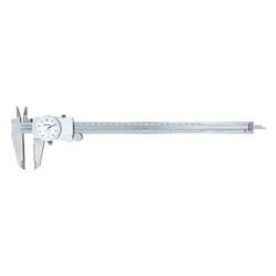 Mitutoyo Dial Caliper 12In. W/Id Od Carbide 505-748