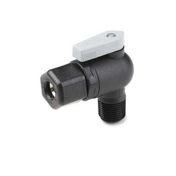 Parker Manual 2-Way Ball Valve,Comp,Polypro FTPPB6VME4