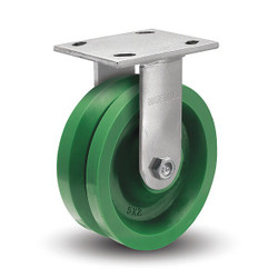 Albion Plate Caster,Rigid,Polyurethane,5 5/8"H 16XV04202R