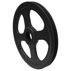 Manufacturer Varies V-Belt Sheave,6.1 lb,Cast Iron AK124H
