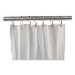 Bobrick Shower Curtain, 42 x 72, Vinyl, White B-204-2