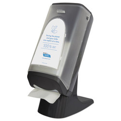 Cascades PRO Tandem Stand/wall Napkin Dispenser, 9.06 X 12.4 X 20.28, Gray C440