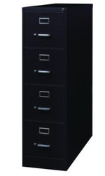 Alera® FILE,28.5"D  4 D LTR,BK 26242