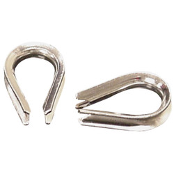 Campbell 1/4 In. Stainless Steel Cable Thimble T7637504