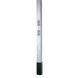 Hubbell Wiring Device-Kellems Service Pole,Silver,12 ft. 2" L,2.13" W HBLPP12AAL