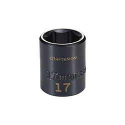 Craftsman Sockets, 3/8" Drive 17mm Metric Impact S CMMT15845