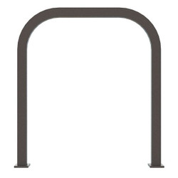 Madrax Bike Rack,Silver Color,2 Cap.,31" W QS-UX200-SF-G