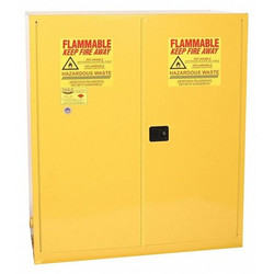Eagle Mfg HazmatStorageCabinet,Yellow,Steel HAZ5510X