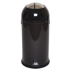 Manufacturer Varies Wastebasket,Round,10 gal.,Black 6ZCL6