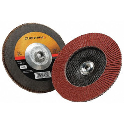 3m Cubitron Flap Disc,7 in Dia, 5/8 in Arbor,80 Grit 7100104924