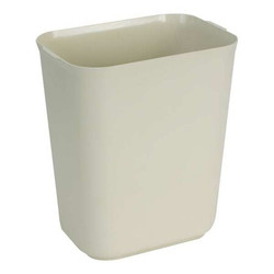 Manufacturer Varies Wastebasket,Rectangular,3-1/2 gal.,Beige 4PGL3