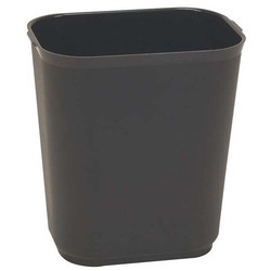 Manufacturer Varies Wastebasket,Rectangular,3-1/2 gal.,Black 4PGL4