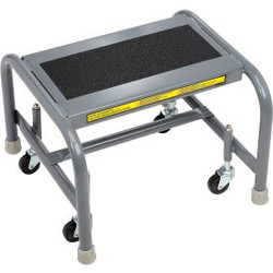 1 Step Mobile Steel Step Stand w/ Solid Anti-Slip Top Step - WLSR001163-WM