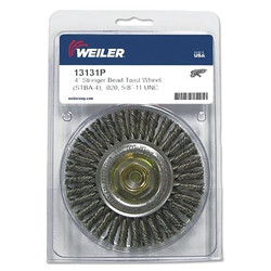 Roughneck® Stringer Bead Wheel, 4 in dia x 3/16 in Face W x 5/8 in-11 UNC x  0.020 in, 20000 RPM, 5 EA/CTN