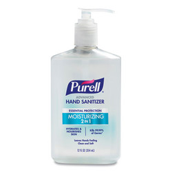 PURELL® SANITIZER,MOISTR,70%,12OZ 3698-12