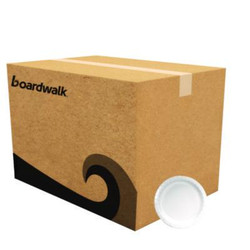 Boardwalk® Paper Dinnerware, Plate, 6" dia, White, 1,000/Carton CP6B1004250A