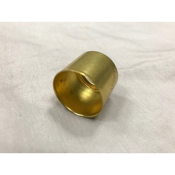 Globe Commercial Products Crimp Hose Ferrule,0.484"L,Brass,PK25 B-575-SP1