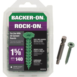 Backer-On Rock-On #9 x 1-5/8 In. Star Drive Cement Board Screws (140 Ct.) 23510