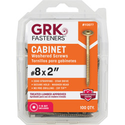 GRK #8 x 2 In. Star Drive Cabinet Screw (100 Ct.) 113077