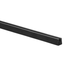 Manufacturer Varies Edge Trim,100ft L,Black,Neoprene,1/4in W ZTRIM-7
