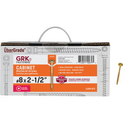 GRK #8 x 2-1/2 In. Star Drive Cabinet Screw (1500 Ct.) 10079